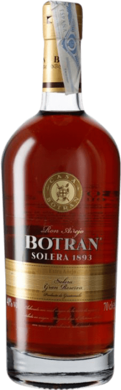 215,95 € 免费送货 | 朗姆酒 Licorera Quezalteca Botran Especial 大储备 危地马拉 瓶子 70 cl