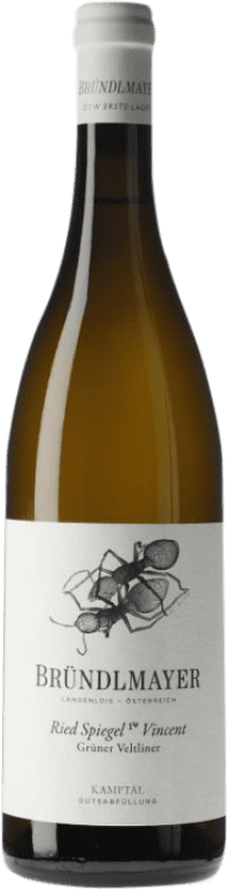 55,95 € Бесплатная доставка | Белое вино Bründlmayer Ried Spiegel Vincent I.G. Kamptal Кампталь Австрия Riesling — Рислинг, Grüner Veltliner Бутылка 75 cl