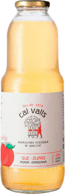 6,95 € Бесплатная доставка | Напитки и миксеры Cal Valls Zumo de Manzana Ecológico Испания бутылка 1 L