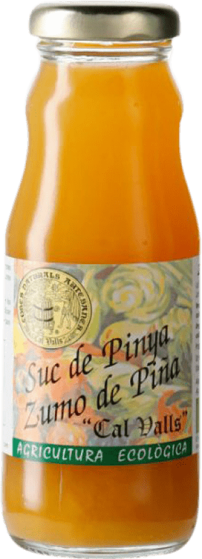 29,95 € 送料無料 | 12個入りボックス 飲み物とミキサー Cal Valls Piña Ecológico スペイン 小型ボトル 20 cl