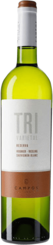 41,95 € Spedizione Gratuita | Vino bianco Campos de Solana Trivarietal Riserva Bolivia Malbec, Viognier Bottiglia 75 cl