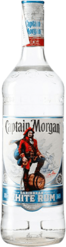 24,95 € Envío gratis | Ron Captain Morgan White Jamaica Botella 1 L