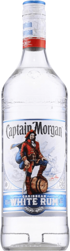 23,95 € Бесплатная доставка | Ром Captain Morgan White Ямайка бутылка 1 L