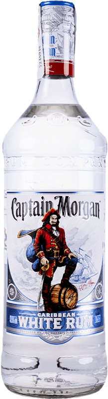 21,95 € Envoi gratuit | Rhum Captain Morgan White Jamaïque Bouteille 1 L