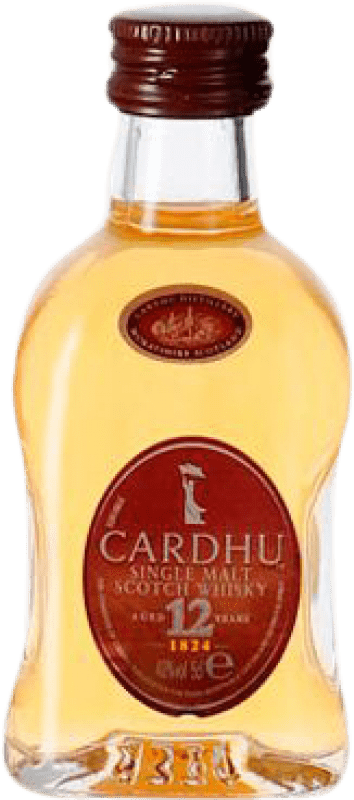 105,95 € Free Shipping | 12 units box Single Malt Whisky Cardhu Speyside United Kingdom Miniature Bottle 5 cl