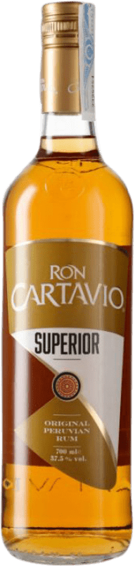 17,95 € Kostenloser Versand | Rum Abate Nero Cartavio Superior Peru Flasche 70 cl