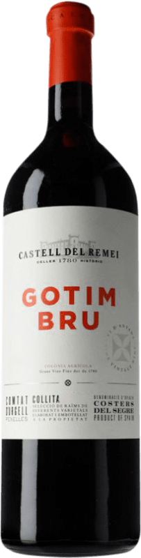 45,95 € 送料無料 | 赤ワイン Castell del Remei Gotim Bru D.O. Costers del Segre カタロニア スペイン Tempranillo — テンプラニーリョ, Syrah — シラー, Garnacha — グルナッシュ, Cabernet Sauvignon — カベルネ・ソーヴィニヨン ジェロボアム・ダブルマグナムボトル 3 L
