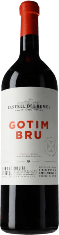 45,95 € Бесплатная доставка | Красное вино Castell del Remei Gotim Bru D.O. Costers del Segre Каталония Испания Tempranillo, Syrah, Grenache, Cabernet Sauvignon Бутылка Иеровоам-Двойной Магнум 3 L