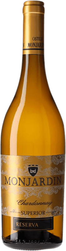 24,95 € Бесплатная доставка | Белое вино Castillo de Monjardín Резерв D.O. Navarra Наварра Испания Chardonnay бутылка 75 cl