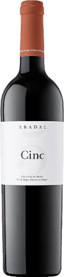 23,95 € Envoi gratuit | Vin rouge Abadal Cinc D.O. Pla de Bages Catalogne Espagne Merlot Bouteille 75 cl