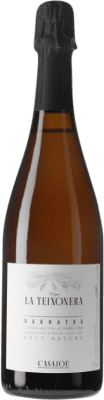 24,95 € Spedizione Gratuita | Vino bianco Casajou La Teixonera Brut Nature D.O. Penedès Catalogna Spagna Grenache Bottiglia 75 cl
