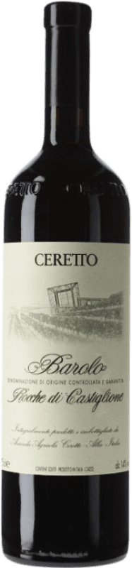 173,95 € Kostenloser Versand | Rotwein Ceretto Rocche di Castiglione D.O.C.G. Barolo Piemont Italien Nebbiolo Flasche 75 cl