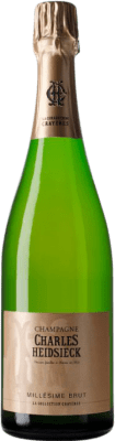 424,95 € Бесплатная доставка | Белое игристое вино Charles Heidsieck Crayères Millésimé, Collection — Коллекция 1983 A.O.C. Champagne шампанское Франция Pinot Noir — Пино Нуар, Chardonnay — Шардоне 75 cl