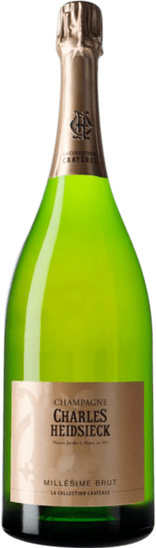 1 607,95 € 免费送货 | 白起泡酒 Charles Heidsieck Collection Crayères Millésimé 1983 A.O.C. Champagne 香槟酒 法国 Pinot Black, Chardonnay 瓶子 Magnum 1,5 L