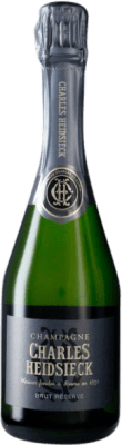 46,95 € Kostenloser Versand | Weißer Sekt Charles Heidsieck Brut Reserve A.O.C. Champagne Champagner Frankreich Pinot Schwarz, Chardonnay, Pinot Meunier Halbe Flasche 37 cl