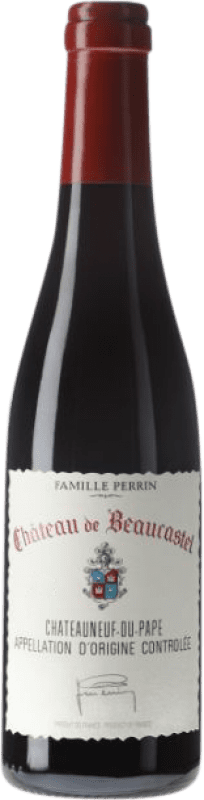 54,95 € Free Shipping | Red wine Château Beaucastel A.O.C. Châteauneuf-du-Pape Rhône France Syrah, Grenache, Mourvèdre, Counoise Half Bottle 37 cl