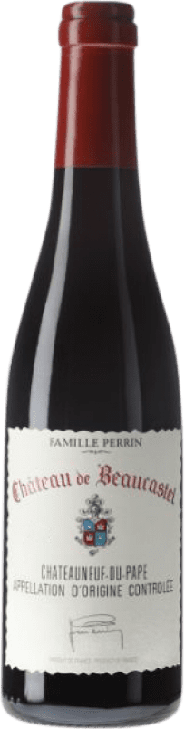 57,95 € Envoi gratuit | Vin Rouge Famille Perrin Château de Beaucastel A.O.C. Châteauneuf-du-Pape Rhône France Syrah, Garnacha — Grenache, Mourvèdre, Counoise Demi-Bouteille 37 cl