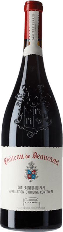 259,95 € 送料無料 | 赤ワイン Famille Perrin Château de Beaucastel A.O.C. Châteauneuf-du-Pape ローヌ フランス Syrah, Grenache, Mourvèdre, Counoise マグナムボトル 1,5 L