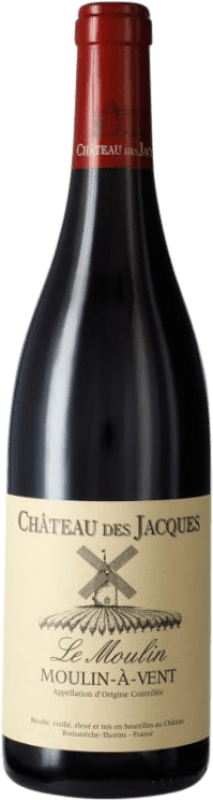 64,95 € Spedizione Gratuita | Vino rosso Louis Jadot Château des Jacques Le Moulin A.O.C. Moulin à Vent Borgogna Francia Gamay Bottiglia 75 cl