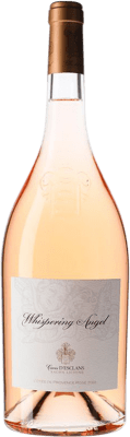 62,95 € Spedizione Gratuita | Vino rosato Château d'Esclans Whispering Angel Rosé A.O.C. Côtes de Provence Provenza Francia Bottiglia Magnum 1,5 L