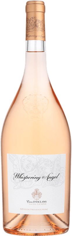 62,95 € Kostenloser Versand | Rosé-Wein Château d'Esclans Whispering Angel Rosé A.O.C. Côtes de Provence Provence Frankreich Magnum-Flasche 1,5 L