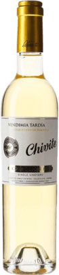 39,95 € Бесплатная доставка | Белое вино Chivite Vendímia Tardía D.O. Navarra Наварра Испания Muscat Giallo Половина бутылки 37 cl
