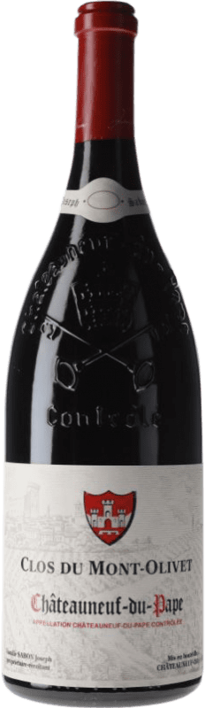 112,95 € Kostenloser Versand | Rotwein Clos du Mont-Olivet A.O.C. Châteauneuf-du-Pape Rhône Frankreich Syrah, Grenache, Mourvèdre Magnum-Flasche 1,5 L