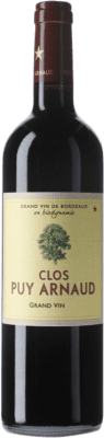 49,95 € 免费送货 | 红酒 Clos Puy Arnaud 波尔多 法国 Merlot, Cabernet Sauvignon, Cabernet Franc 瓶子 75 cl