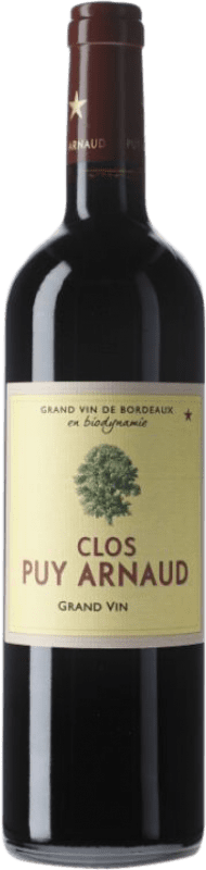 52,95 € Envío gratis | Vino tinto Clos Puy Arnaud Crianza A.O.C. Côtes de Castillon Burdeos Francia Merlot, Cabernet Sauvignon, Cabernet Franc Botella 75 cl