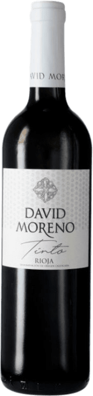 7,95 € Envio grátis | Vinho tinto David Moreno D.O.Ca. Rioja La Rioja Espanha Garrafa 75 cl