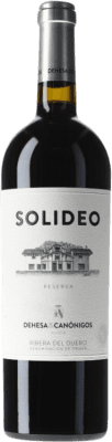 65,95 € Envío gratis | Vino tinto Dehesa de los Canónigos Solideo Reserva D.O. Ribera del Duero Castilla la Mancha España Botella 75 cl