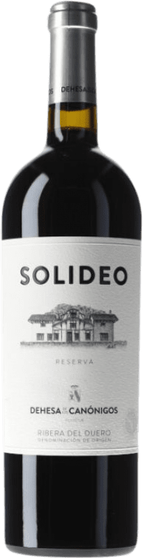 65,95 € Free Shipping | Red wine Dehesa de los Canónigos Solideo Reserve D.O. Ribera del Duero Castilla la Mancha Spain Bottle 75 cl