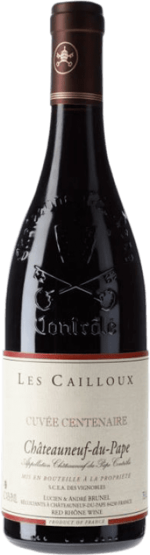 195,95 € 免费送货 | 红酒 Domaine Les Cailloux Cuvée Centenaire A.O.C. Châteauneuf-du-Pape 罗纳 法国 Syrah, Grenache, Mourvèdre 瓶子 75 cl