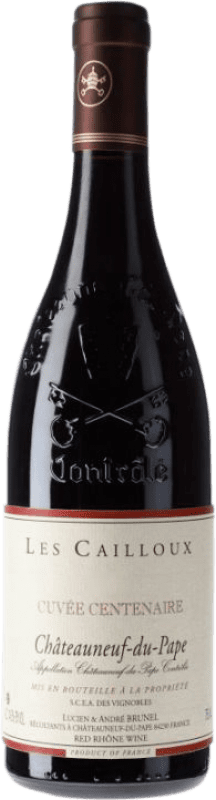 187,95 € Бесплатная доставка | Красное вино Les Cailloux Cuvée Centenaire A.O.C. Châteauneuf-du-Pape Рона Франция Syrah, Grenache, Mourvèdre бутылка 75 cl