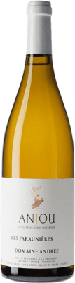 62,95 € 免费送货 | 白酒 Andrée Les Faraunières A.O.C. Anjou 卢瓦尔河 法国 Chenin White 瓶子 75 cl
