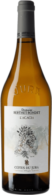 161,95 € Envio grátis | Vinho branco Berthet-Bondet L'Acacia A.O.C. Côtes du Jura Jura França Savagnin Garrafa 75 cl
