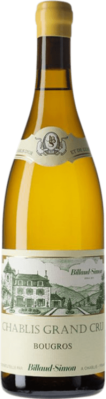 92,95 € Spedizione Gratuita | Vino bianco Billaud-Simon Bougros A.O.C. Chablis Grand Cru Borgogna Francia Chardonnay Bottiglia 75 cl