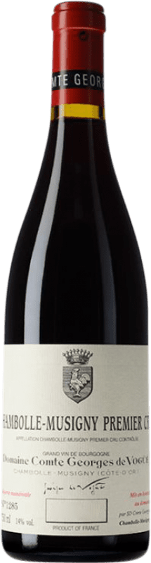 404,95 € Free Shipping | Red wine Comte Georges de Vogüé Premier Cru A.O.C. Chambolle-Musigny Burgundy France Pinot Black Bottle 75 cl