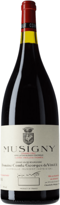 2 641,95 € Kostenloser Versand | Rotwein Comte Georges de Vogüé Grand Cru Grosse Lage, Cuvée, VV Vieilles Vignes — Alte Reben A.O.C. Musigny Burgund Frankreich Pinot Noir — Spätburgunder Magnumflasche 1,5 L