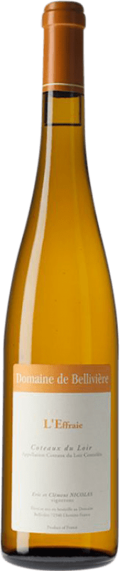 33,95 € Бесплатная доставка | Белое вино Domaine de Bellivière L'Effraie сухой Луара Франция Chenin White бутылка 75 cl