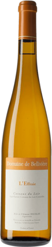 33,95 € 免费送货 | 白葡萄酒 Domaine de Bellivière L'Effraie Seco — 干型 卢瓦尔河 法国 Chenin — 白诗南 瓶装 75 cl