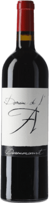 39,95 € Envío gratis | Vino tinto Domaine de L'A Burdeos Francia Merlot, Cabernet Franc Botella 75 cl