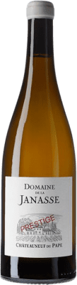 133,95 € Envío gratis | Vino blanco La Janasse Cuvée Prestige Blanc A.O.C. Châteauneuf-du-Pape Rhône Francia Garnacha Blanca, Roussanne, Clairette Blanche Botella 75 cl