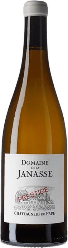 157,95 € Envío gratis | Vino Blanco Domaine La Janasse Cuvée, Prestige A.O.C. Châteauneuf-du-Pape Rhône Francia Garnacha, Roussanne, Clairette Botella 75 cl