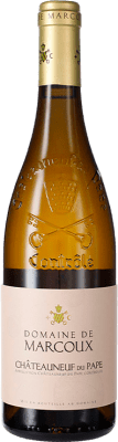 75,95 € 免费送货 | 白酒 Marcoux Blanc A.O.C. Châteauneuf-du-Pape 罗纳 法国 Roussanne, Bourboulenc, Clairette Blanche 瓶子 75 cl