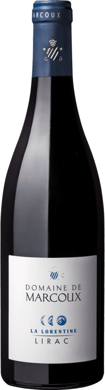 31,95 € Бесплатная доставка | Красное вино Domaine de Marcoux La Lorentine A.O.C. Lirac Рона Франция Syrah — Сира, Garnacha — Гренаш, Mourvèdre — Мурведр 75 cl