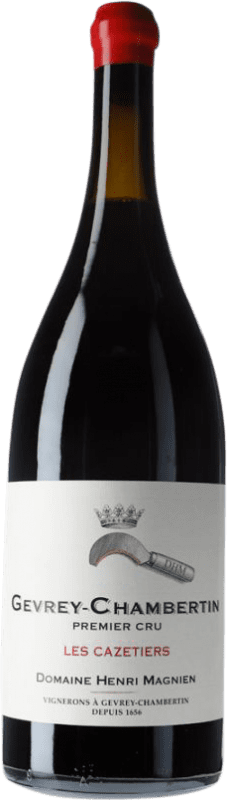 1 019,95 € Free Shipping | Red wine Henri Magnien Les Cazetiers Premier Cru A.O.C. Gevrey-Chambertin Burgundy France Pinot Black Jéroboam Bottle-Double Magnum 3 L