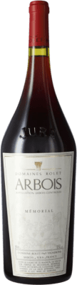 57,95 € Spedizione Gratuita | Vino rosso Rolet Rouge Mémorial 1997 A.O.C. Arbois Jura Francia Pinot Nero, Bastardo Bottiglia Magnum 1,5 L