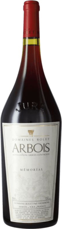 59,95 € 免费送货 | 红酒 Domaine Rolet Rouge Mémorial 1997 A.O.C. Arbois 朱拉 法国 Pinot Black, Bastardo 瓶子 Magnum 1,5 L