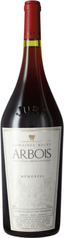 46,95 € Бесплатная доставка | Красное вино Domaine Rolet Mémorial A.O.C. Arbois Jura Франция Pinot Noir — Пино Нуар, Bastardo — Бастардо Бутылка Магнум 1,5 L